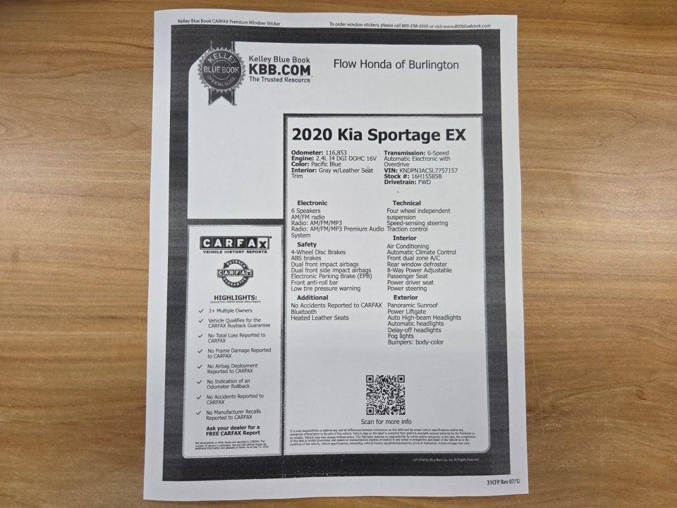 2020 Kia Sportage EX