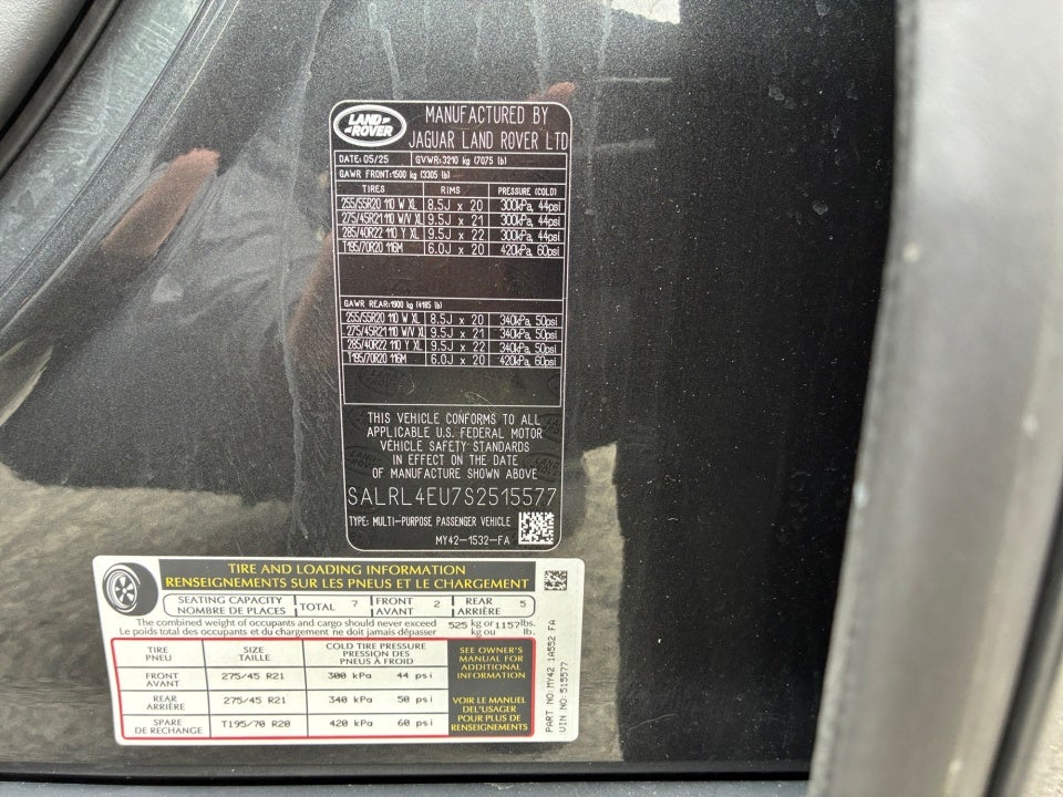 2025 Land Rover Range Rover Dynamic SE