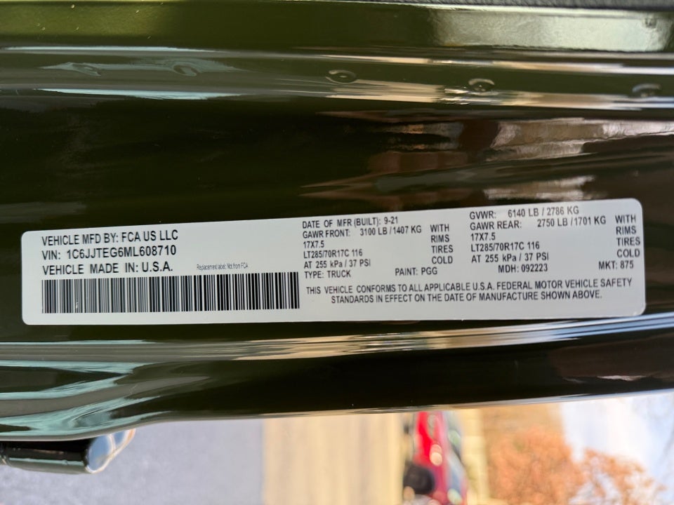 2021 Jeep Gladiator Mojave 4X4