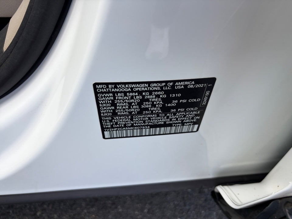 2021 Volkswagen Atlas 2.0T SE w/Technology
