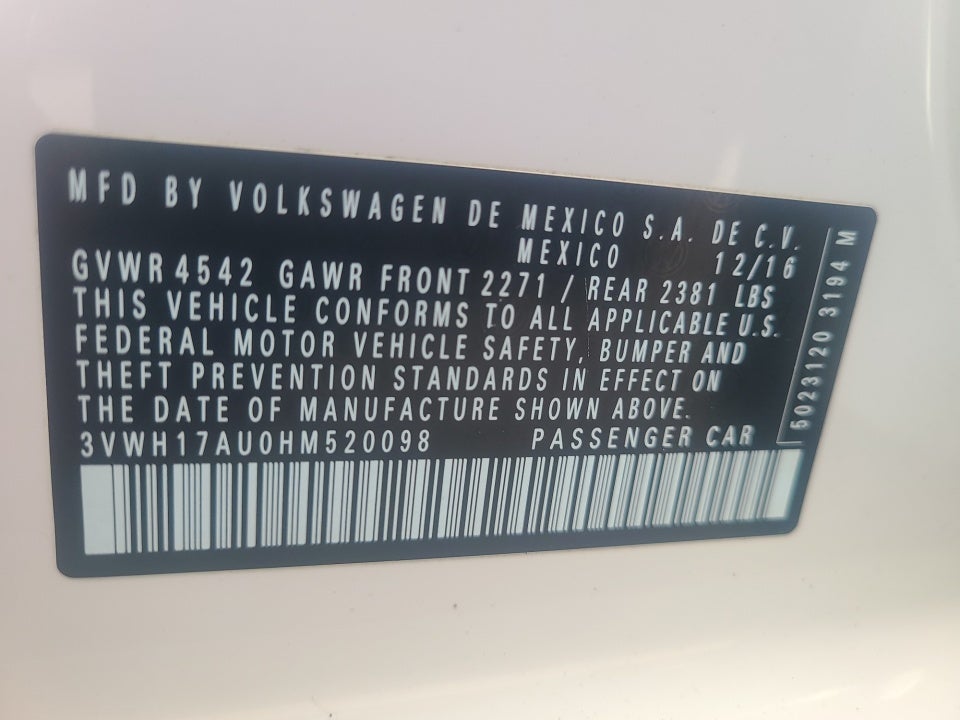 2017 Volkswagen Golf Alltrack SEL