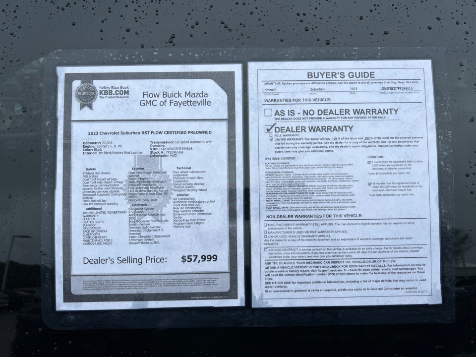 2023 Chevrolet Suburban 4WD RST