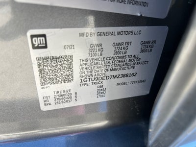 2021 GMC Sierra 1500 4WD Crew Cab Short Box SLT