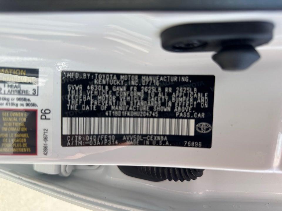2017 Toyota Camry Hybrid LE