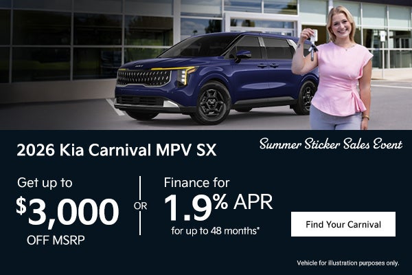 2026 Kia Carnival MPV SX